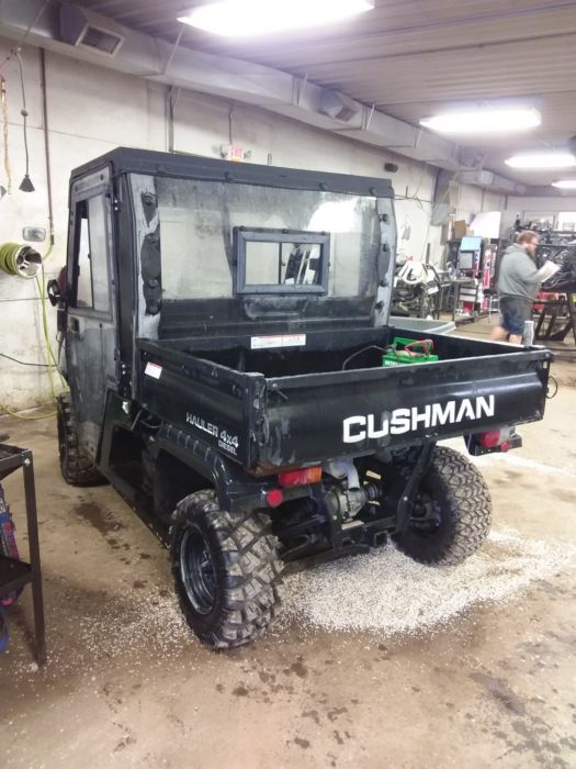 Cushman Hauler 4x4 Diesel 17 Full Hard CAB ONLY Doors Windshield Roof 39233