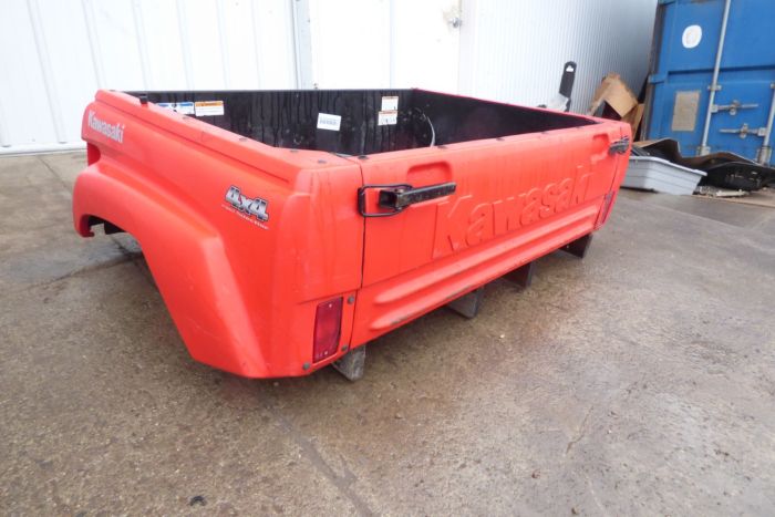 Kawasaki Teryx 750 10 Box Bed Complete Tailgate Side Panel Red 39888